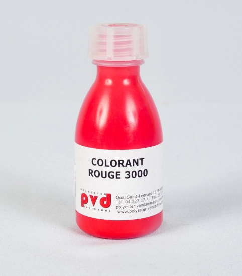 Colorant Univ. Rouge Ral 3000  50 Gr - Polyester Van Damme