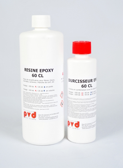 Epoxy 60 Min  A+B 930 Gr - Polyester Van Damme