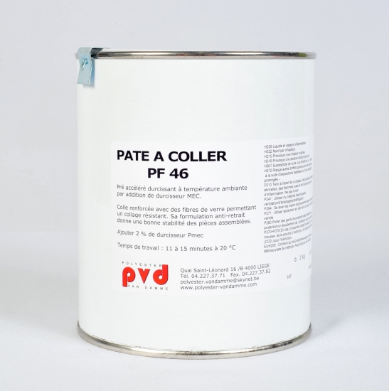 Pate Poly A Coller  46 Fibree   1 Kg - Polyester Van Damme