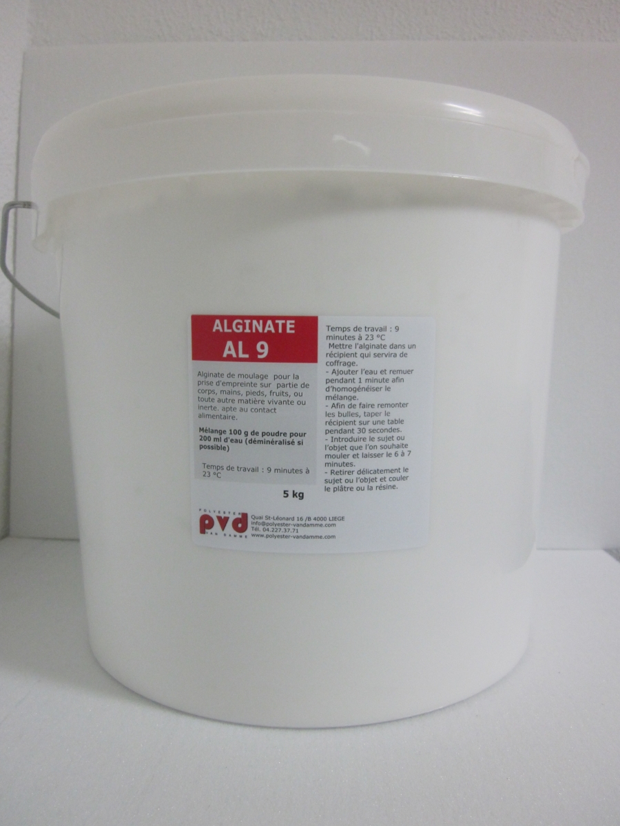 ALGINATE ROSE 3 - 5 KG - Polyester Van Damme